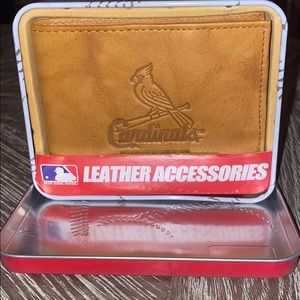 St. Louis Cardinals Leather Bifold Wallet
